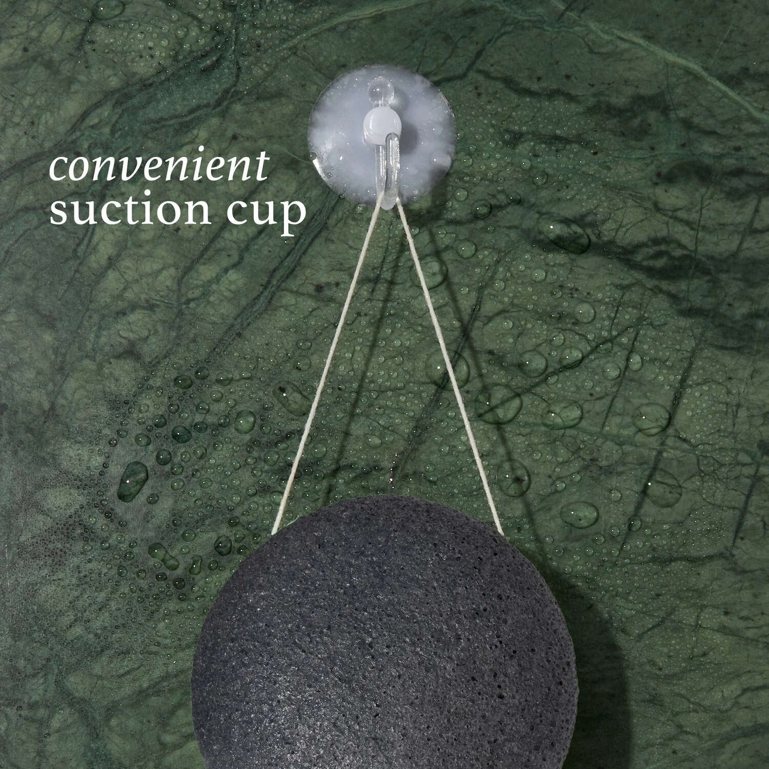 Charcoal Konjac Face Sponge Exfoliating Cleansing Tool - Image 4