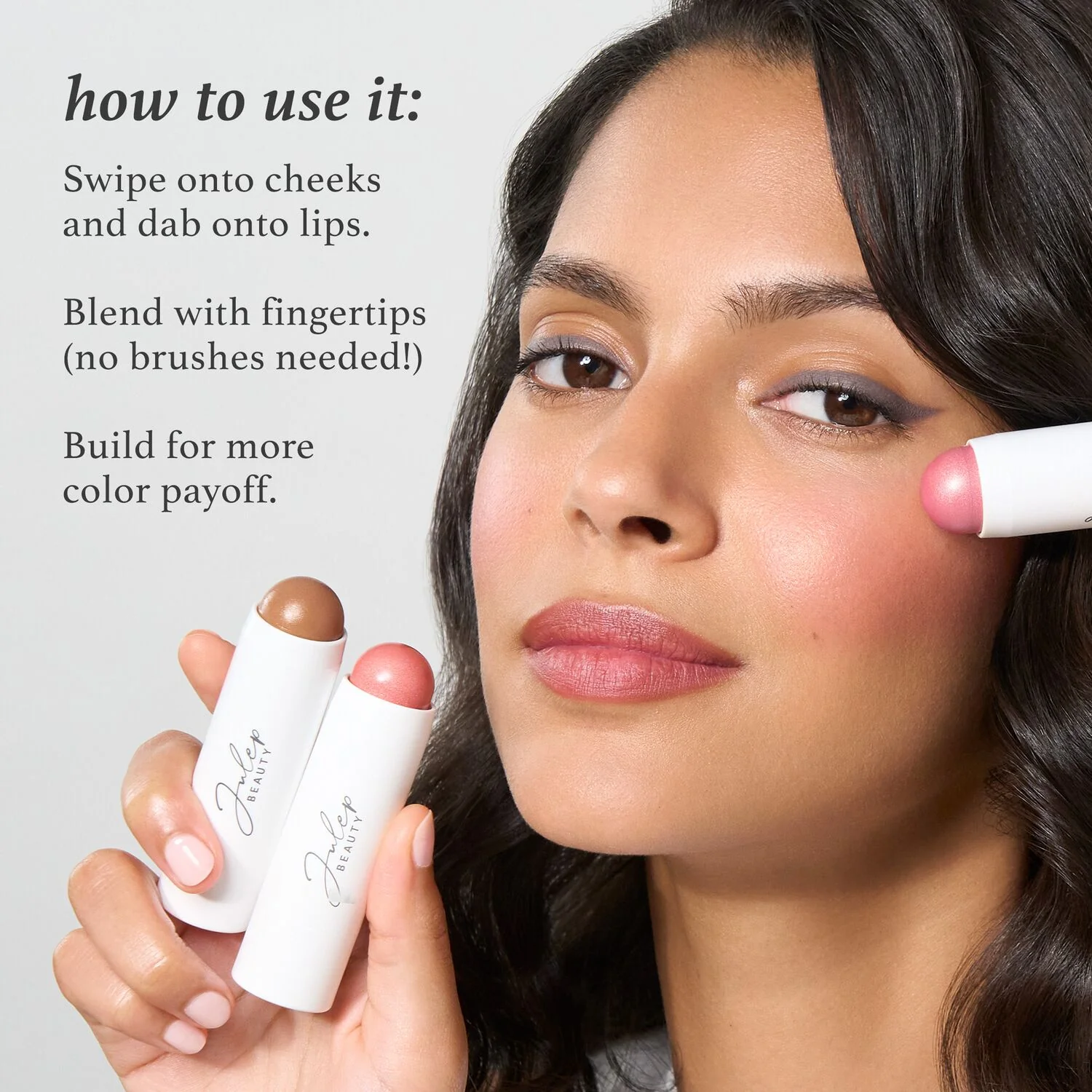 Skip the Brush  2-in-1 Color Stick for Cheeks and Lips - Image 3